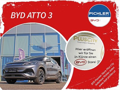 BYD Automotive Atto3 Design 204PS Aut. ab € 245,- monatl. bei Auto Pichler GesmbH in Asten
